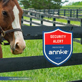 ANNKE Panneau de Sécurité 10" en Aluminium 100 % Robuste, Réfléchissant & Résistant à la Décoloration – Panneau d'Avertissement de Surveillance Extérieure pour la Protection de la Maison/Jardin/Propriété