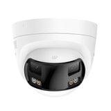 FCD600 - Caméra de sécurité extérieure panoramique PoE 6MP, double objectif, ultra grand angle 180°, super ouverture f/1.2, capteur BSI, micro intégré, sirène et alarme actives