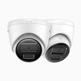 C300 – Lot de 2 2K 3MP Caméra IP de Surveillance PoE extérieure, vision nocturne EXIR 2.0, détection de mouvement, H.265+, étanchéité IP67