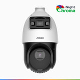 NightChroma<sup>TM</sup> NCT425 - 2-in-1 Dual Lens PTZ Security IP Camera, 3D Position, Acme Color Night Vision (0.001 Lux), 25X Optical Zoom, Smart Detection, 4MP Resolution