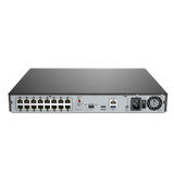NVR PoE 4K 16 canaux, H.265+, 2 interfaces SATA, RTSP et ONVIF pris en charge, Fonctionne avec Alexa