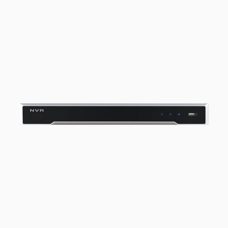 4K 16 Channel Non-PoE NVR, Up to 32MP Resolution, USB 3.0 Interface, Supports Thermal/Fisheye/People Counting/Heatmap/ANPR Cameras