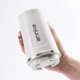 Tasse à café en acier inoxydable 13 oz, gobelet isotherme à double paroi sous vide avec couvercle, mug de voyage portable, incassable et étanche, thermos extérieur pour boissons chaudes et froides
