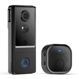 Sonnette Vidéo Connectée sans Fil avec Caméra Additionnelle, Batterie Intégrée, Full HD 1080P, Sans Abonnement, Détection de Mouvement Intelligente, Autonomie jusqu’à 180 Jours, Vision Nocturne, Audio Bidirectionnel, IP66, Compatible Alexa et Google Home