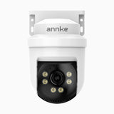 APT500 - Caméra de surveillance dôme filaire 5MP, orientation sur 350° et inclinaison sur 90°, vision nocturne infrarouge à 100 pieds, étanche IP65