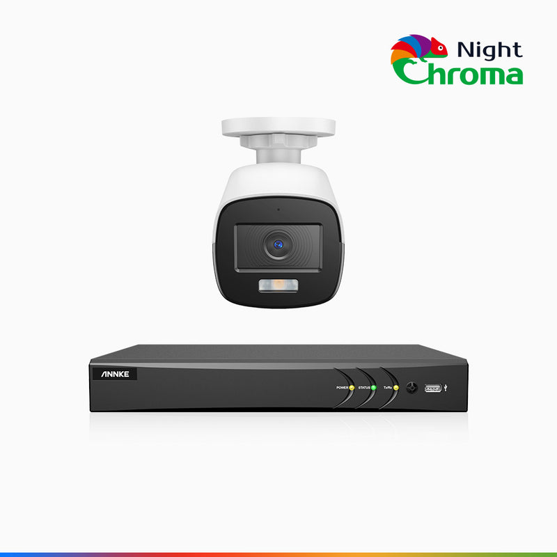 NightChroma NAK500 Kit de vision nocturne couleur Acme TVI 3K à 8 canaux  avec 1 caméra- Boutique ANNKE
