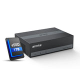 ANNKE Enregistreur DVR 5-en-1 4CH 3K Lite avec Disque Dur SSD Interne 1 to pour Enregistrement 24h/24 et 7j/7 Pendant 4 Semaines, Détection IA des Personnes et Véhicules, pour de CCTV Analogiques Kit