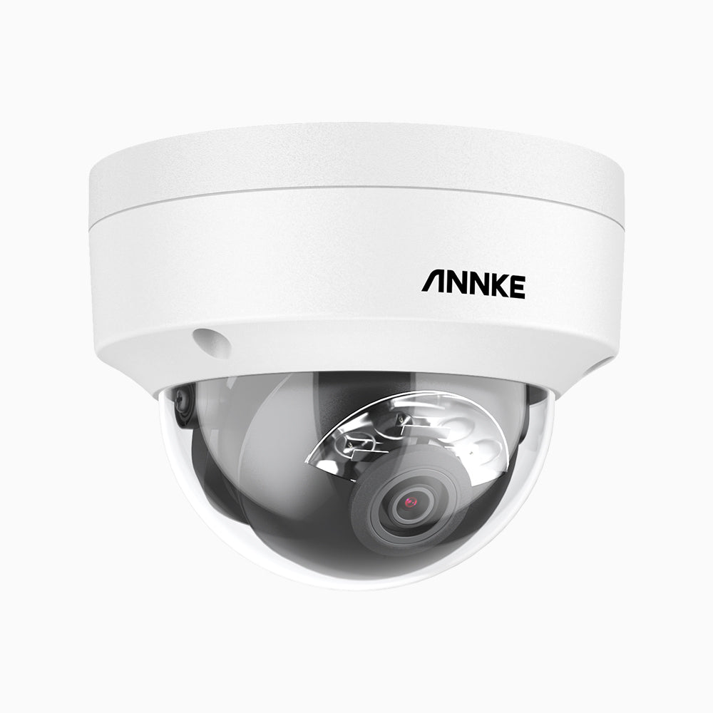 VC800 - Caméra de surveillance extérieure PoE anti-vandalisme 4K, IK10, vision nocturne en couleur et infrarouge, Microphone intégré, RTSP et ONVIF pris en charge, Version améliorée