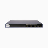 Commutateur PoE+ Gigabit 16 Ports 1000Mbps (Puissance Totale 230W) – jusqu’à 30W par Port, Capacité de Commutation 36Gbps, Protection contre les Surtensions 6kV, Switch Réseau Layer 2 Non Administrable pour Caméras IP