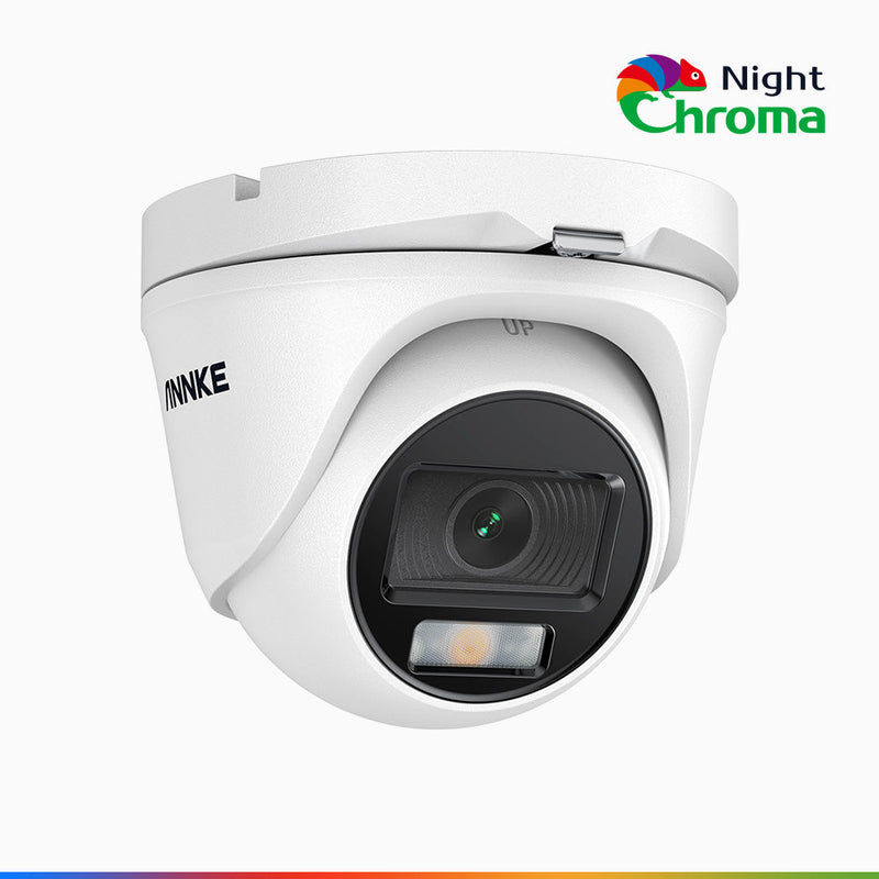 NightChroma<sup>TM</sup> NCA200 - Caméra de sécurité à vision nocturne couleur Acme 1080p avec ouverture f/1.0 (0,001 Lux), 121° FoV, alignement actif
