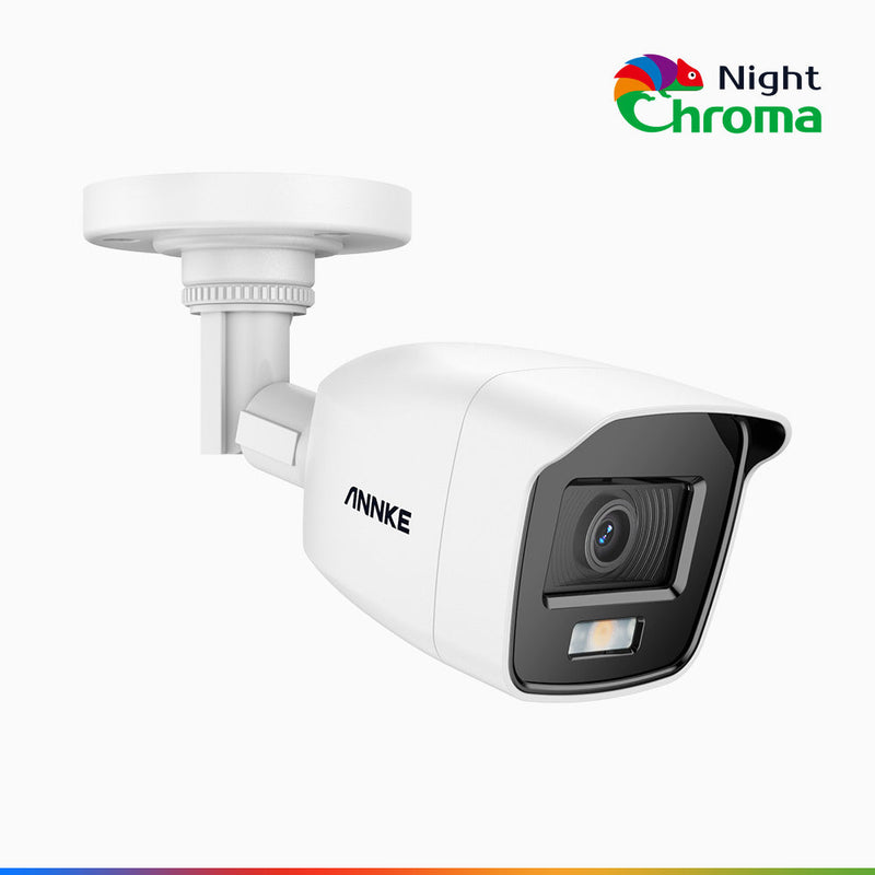 NightChroma<sup>TM</sup> NCA200 - Caméra de sécurité à vision nocturne couleur Acme 1080p avec ouverture f/1.0 (0,001 Lux), 121° FoV, alignement actif