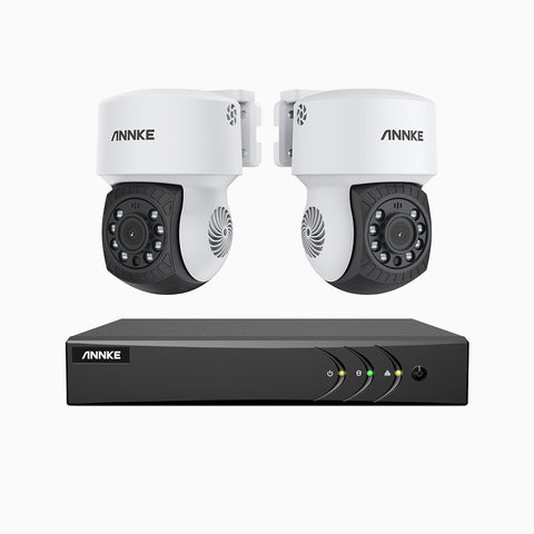 E800 Kit de surveillance filaire 4K à 16 canaux avec 8 caméras