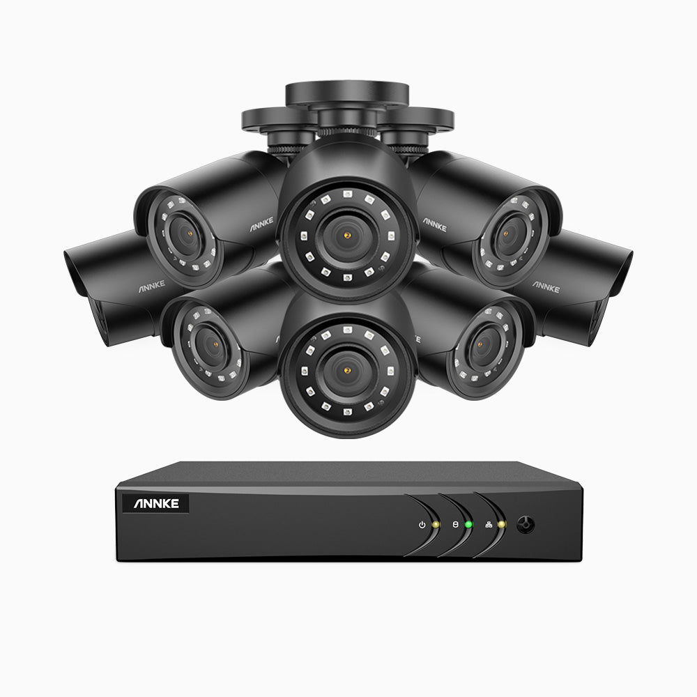 Annke Kit caméra de surveillance filaire 4CH 5MP DVR enregistreur