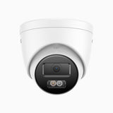 C1200 - Caméra de surveillance extérieure PoE 4K 12MP, vision nocturne couleur et IR, détection humaine et véhiculaire, H.265+, microphone intégré, stockage local maximal de 512 Go, IP67