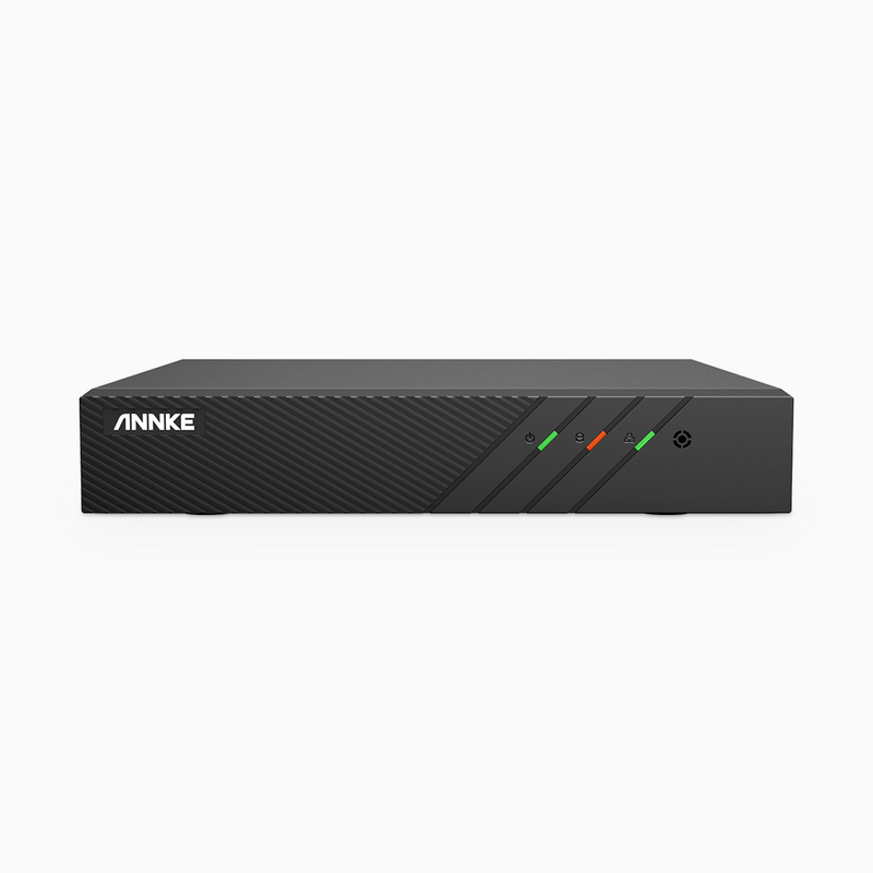 NVR PoE 6MP 8 canaux, H.265+, RTSP et ONVIF pris en charge, Fonctionne avec Alexa